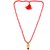 Raviour Lifestyle Lord Shiv Shakti 5 Mukhi Shiv Trishul Damru With Red Hakik Agate 108 beads Mala