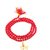 Raviour Lifestyle Lord Shiv Mahakal Bholenath Trishul Pendant With Red Hakik Agate 108 beads Mala