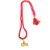 Raviour Lifestyle Lord Shiv Mahakal Bholenath Trishul Pendant With Red Hakik Agate 108 beads Mala