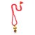Raviour Lifestyle Lord Shiv Shakti 5 Mukhi Shiv Trishul Damru With Red Hakik Agate 108 beads Mala