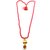 Raviour Lifestyle Lord Shiv Shakti 5 Mukhi Shiv Trishul Damru With Red Hakik Agate 108 beads Mala