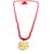 Raviour Lifestyle Lord Shiv Mahakal Mahadev Stylish And Elegant Pendant With Red Hakik Agate 108 beads Mala