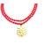 Raviour Lifestyle Lord Shiv Mahakal Mahadev Stylish And Elegant Pendant With Red Hakik Agate 108 beads Mala