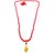 Raviour Lifestyle Lord Shiv Mahakal Shankar Mahadev shiv shakti Rudraksha Pendant With Red Hakik Agate 108 beads Mala