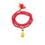 Raviour Lifestyle Lord Shiv Mahakal Shankar Mahadev shiv shakti Rudraksha Pendant With Red Hakik Agate 108 beads Mala
