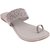 Womaniyaa fashionable Silver flat Sandal
