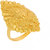 Memoir Brass Micron Goldplated Handmade Chilaiwork Fashion fingerring Women