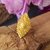 Memoir Brass Micron Goldplated Handmade Chilaiwork Fashion fingerring Women
