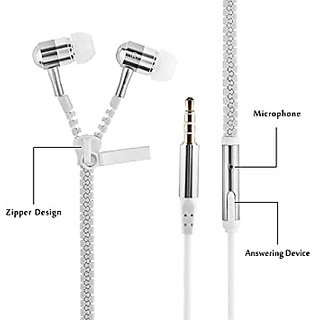 Zipper earphone 3.5mm Zipper Earphone
