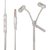 3.5 mm Jack Zipper in-Ear Wired Earphone with Mic Zipper Hands-Free Earphone with Ear Bud high bass and mic