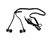 Universal Zipper Earphone Earbuds in Ear Zip Wired Headset 3.5Mm with Microphone