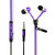 Zipper Sports in-Ear Handfree Earphone with 3.5mm Jack Connectivity for All Smartphones