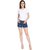 FILSRICH WOMEN'S BLUE DENIM SHORTS