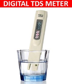 TDS Meter / TDS Tester For Testing Water Purity with Leather Case and Temperature Display Digital Pocket Pen Type