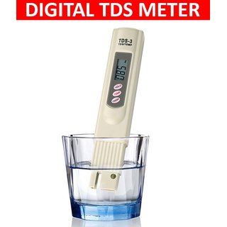 TDS Meter / TDS Tester For Testing Water Purity with Leather Case and Temperature Display Digital Pocket Pen Type