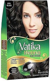 Vatika Henna Natural Hair Color - BLACK