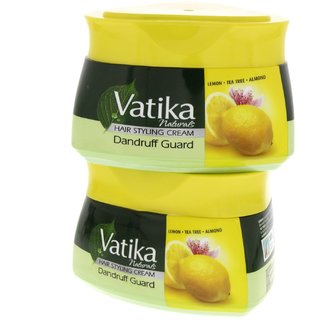 Imported Vatika Naturals Dandruff Guard Hair Cream - 140 GM (Made in Europe) Pack of 2
