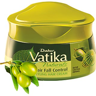 Dabur Vatika Naturals Hair Fall Control Cream - 140ml (Pack Of 3)