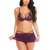 Babydoll Sexy and Hot Purple Designer Nighty for Women (Offer : FREE Face Mask)