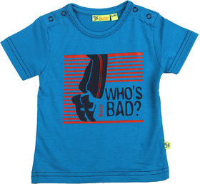 Boys Short Sleeve T-Shirt With Print - 3-6M - Paxton -100% Cotton