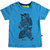 Boys T-Shirt With Zebra Print At Front - 3-6M - Payne -100% Cotton
