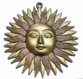 Metal Made Sun Suraj Surya Idol for Vastu, Good Luck, Success and Prosperity for Positive Energy/for Home Decoration(Mul