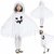 Kaku Fancy Dresses Halloween White Cloak For Kids  Halloween Dress White Cloak For Kids
