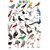 Birds Chart Posters print on Photographic paper, Combo (pack of 2 , size 13 BY 19 inch )