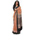 Hand Block Printed Pure Cotton Saree For Women With Attached With Blouse