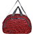 SMS BAG HOUSE (Expandable) Unisex Lightweight 55 litres Travel Duffel Bag with Two Wheels- Red