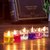 Mini fruit jelly candles wedding decoration candles birthday decorative candles daily use (Pack of 6)