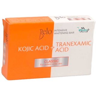                       Belo Intensive Whitening Soap With Kojic Acid + Tranexamic Acid 65g                                              