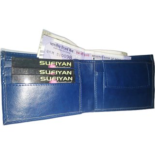                       SAGIR ITALIAN LEATHER (Color Blue) Artificial Leather Regular Wallet for Men                                              