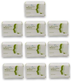 Classic White Skin Whitening Soap (Pack of 10, 85g Each)
