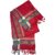 Combo - Jamawar Shawl Golden + Viscose Stole Red