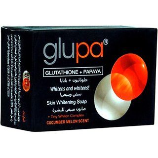                       GLUPA GLUTA + PAPAYA SKIN WHITENING SOAP  (135 g)                                              