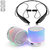 Bluetooth HBS-730 In the Ear Neckband Headphone With Pack of 1 Mini Bluetooth LED Speaker (Assorted Color)