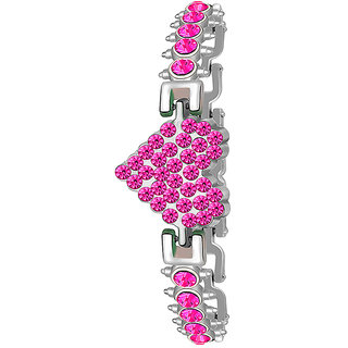 Alan Swiss Gorgeous Pink Heart Bracelet