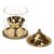 Craftsells Gold Brass Akahand Glass Table Diya