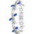 Alan Swiss Blue Leaf Bracelet