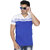 ZETE 051 White Royal Strip T Shirt For Men