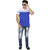 ZETE 051 White Royal Strip T Shirt For Men