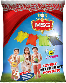 MSG Expert Washing Machine and Hand Wash Detergent Powder 1kg