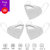 Silver Shine N95  Anti Pollution Mask Face Mask With 5 Layer Protection (Pack Of 3)