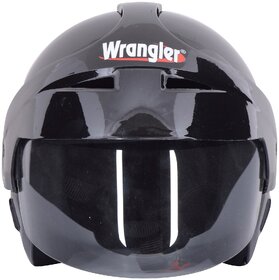 WR-ENDEAVOR AERO. BLACK Endeavor Modified with Aerodynamic Cap and Visor Open Face Helmet (Black, L