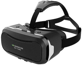 SHINECON (VR) SC-G02 Leather 3D Cardboard Helmet Virtual Reality VR Glasses