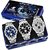 Espoir Analog Chronograph Not Working Pack of 3 Watches Stainless Steel for Men's Watch - Combo 109Grey,109Black,Espoir