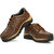 Aaiken Men's Brown  Leather Outdoors Lace-up Casual Shoes
