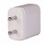 IAIR Compact Fast Charging 26A Wall Charger Adapter with Dual USB Ports C8White