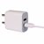 IAIR Compact Fast Charging 26A Wall Charger Adapter with Dual USB Ports C8White